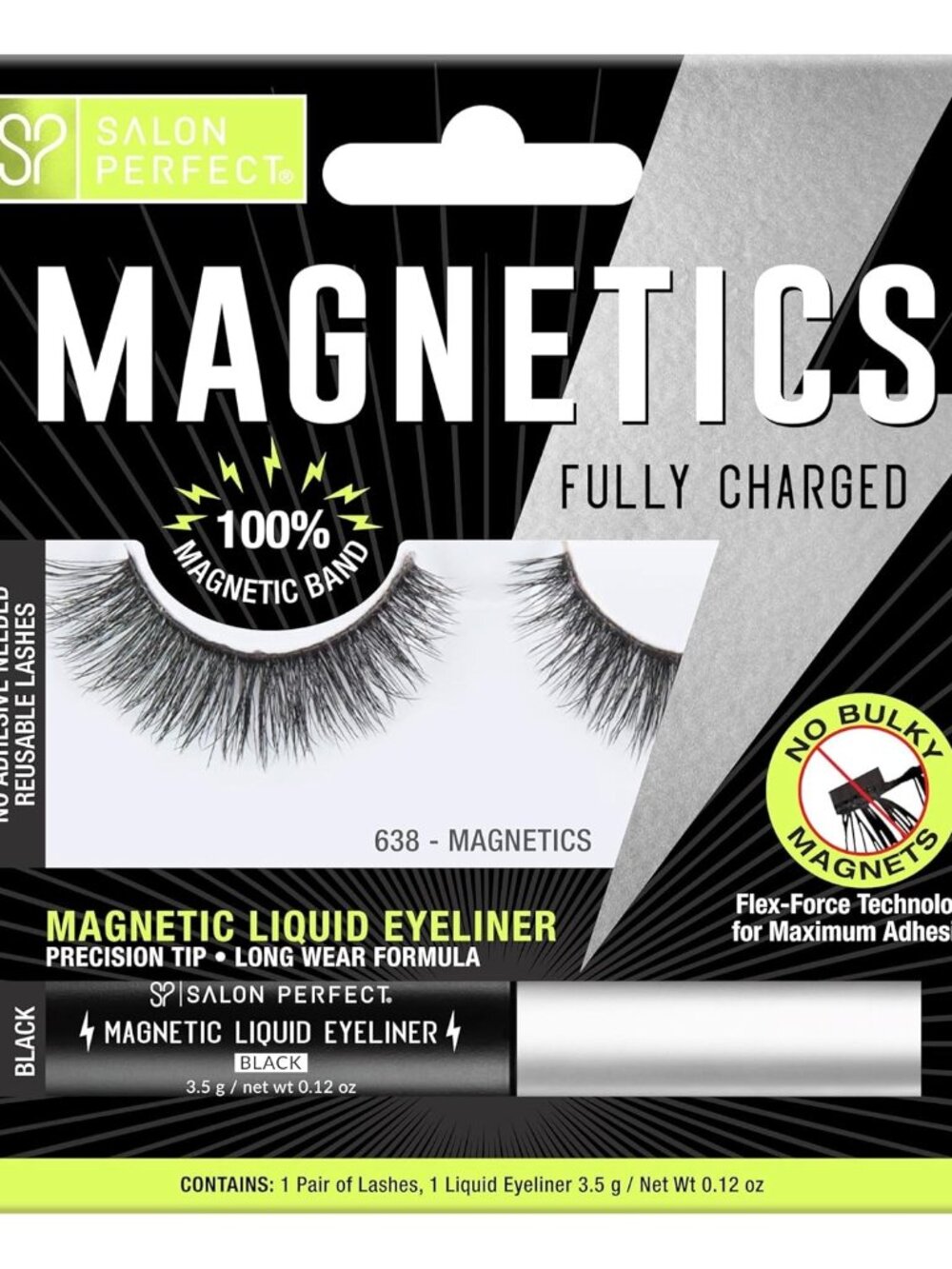Salon Perfect Magnetic Lashes & Eyeliner Set 638 Fully Charged NEW